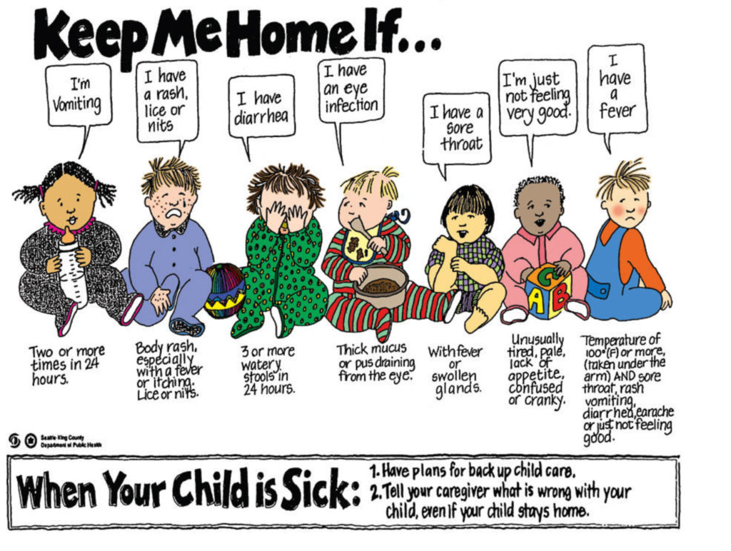 Child Care Communicable Disease Chart