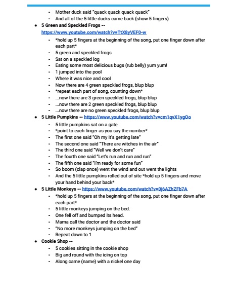 Jr Preschool plan page 2