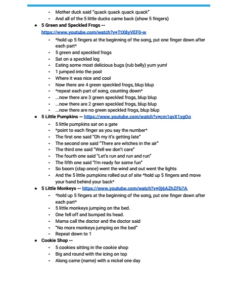 Jr Preschool plan page 2